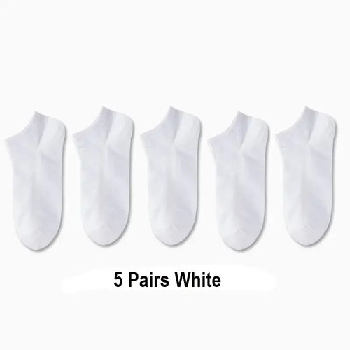 10 Pairs Women/Men Boat Socks Invisible Low Cut Silicone Non-slip